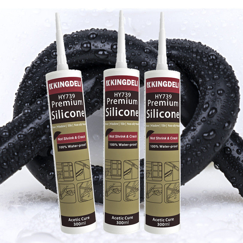 Khô nhanh màu chống nước mục đích acetic silicone Sealant cho caulking