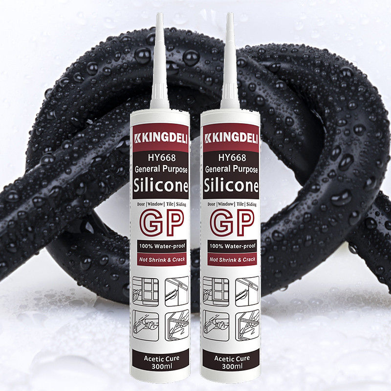 280ml 300ml Acetic Cure Silicone Sealant GP Silicone Glue For Indoor Caulking
