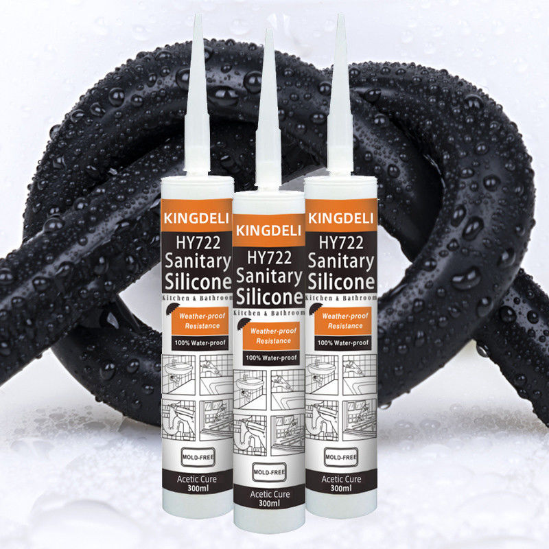 Tùy chỉnh một thành phần vệ sinh silicone Sealant màu trắng trong suốt