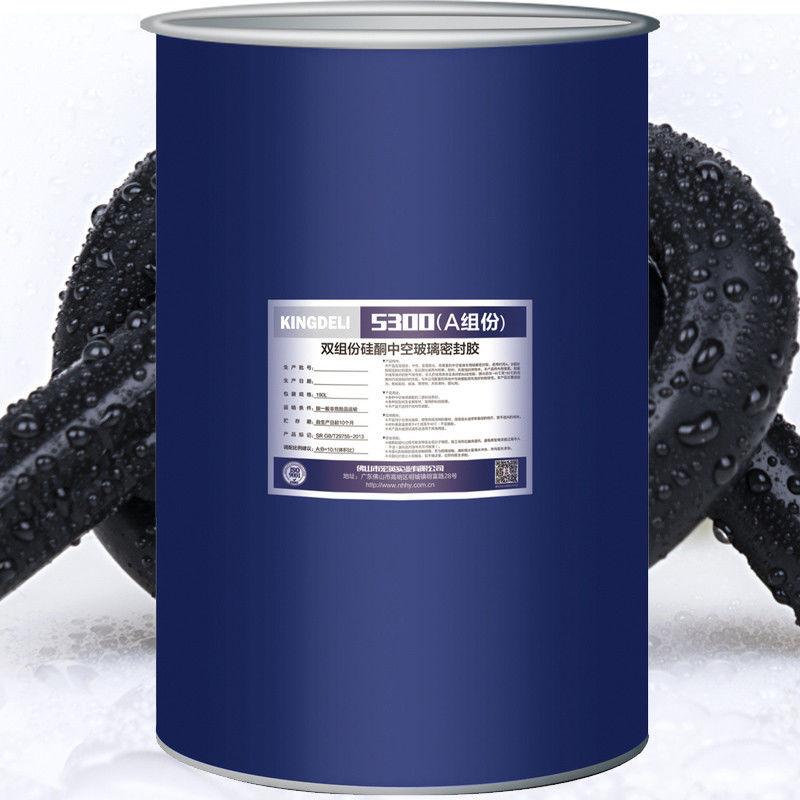 Neutral Cure Hai phần cách nhiệt kính silicone Sealant Màu đen