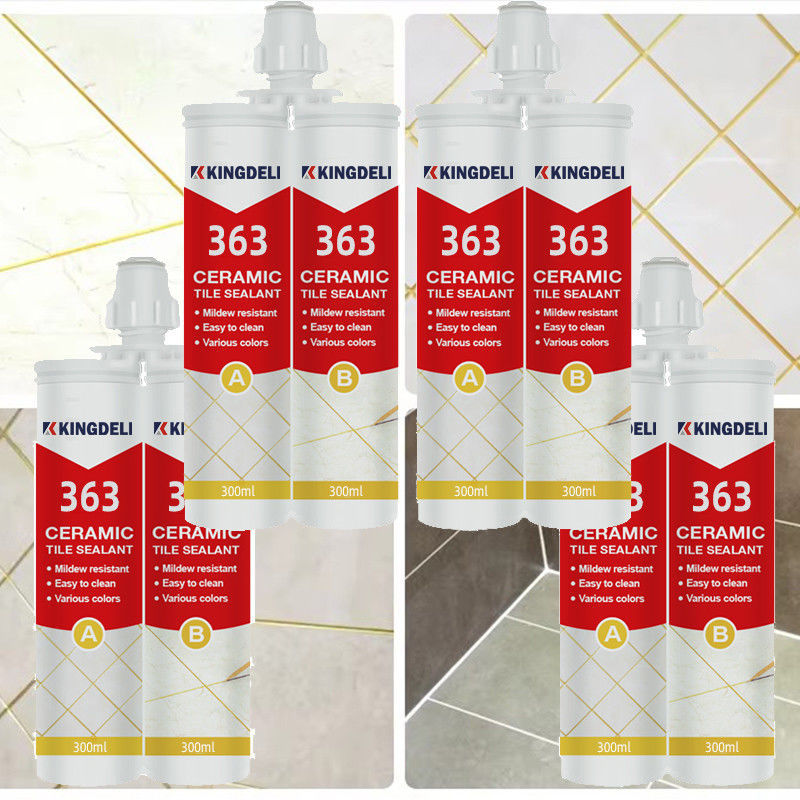 2 phần chống nước keo gạch Epoxy, keo nứt gạch màu trắng 300ml